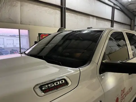 2022 Ram window tint: Premium 5% rear windows, Premium 25% over 35% front windows, Premium 70% full windshield, 5% sunstrip (view 2)