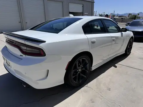 2023 Dodge Charger GT window tint: 5% rear 3 windows, 15% front doors, 5% massive sunstrip (view 3)
