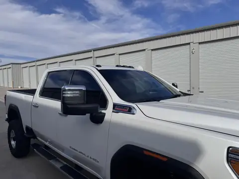 2023 GMC Sierra Denali window tint: 5% rear half, 15% front doors, 5% sunstrip (view 2)
