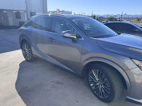 2023 Lexus RX350h window tint: 15% over the rear half privacy windows, 25% on front doors, 50% full windshield (view 3)