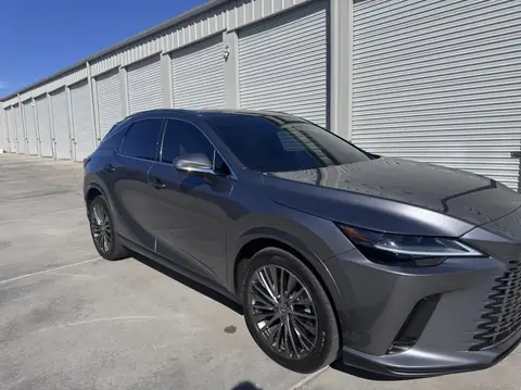 2023 Lexus RX350h window tint: 15% over the rear half privacy windows, 25% on front doors, 50% full windshield (view 4)