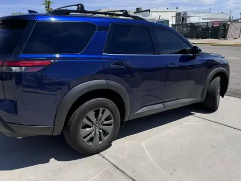 2023 Nissan Pathfinder window tint: 5% front doors, 35% full windshield, 5% sunstrip