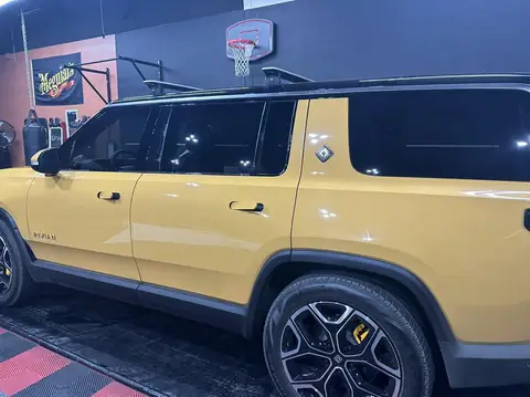 2023 Rivian R1S window tint: Nano Ceramic 20% on front 2 windows and pocket windows (view 2)