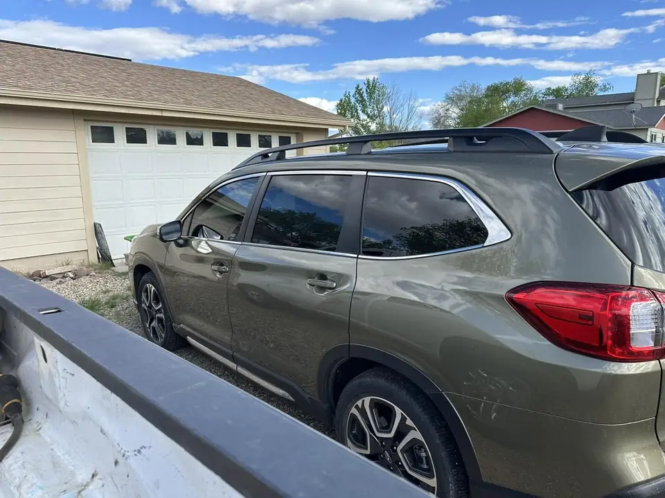 2023 Subaru Ascent window tint: 15% carbon ceramic for both sunroof windows, 15% carbon ceramics front two doors (view 2)