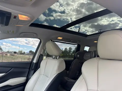 2023 Subaru Ascent window tint: 15% carbon ceramic for both sunroof windows, 15% carbon ceramics front two doors (view 3)