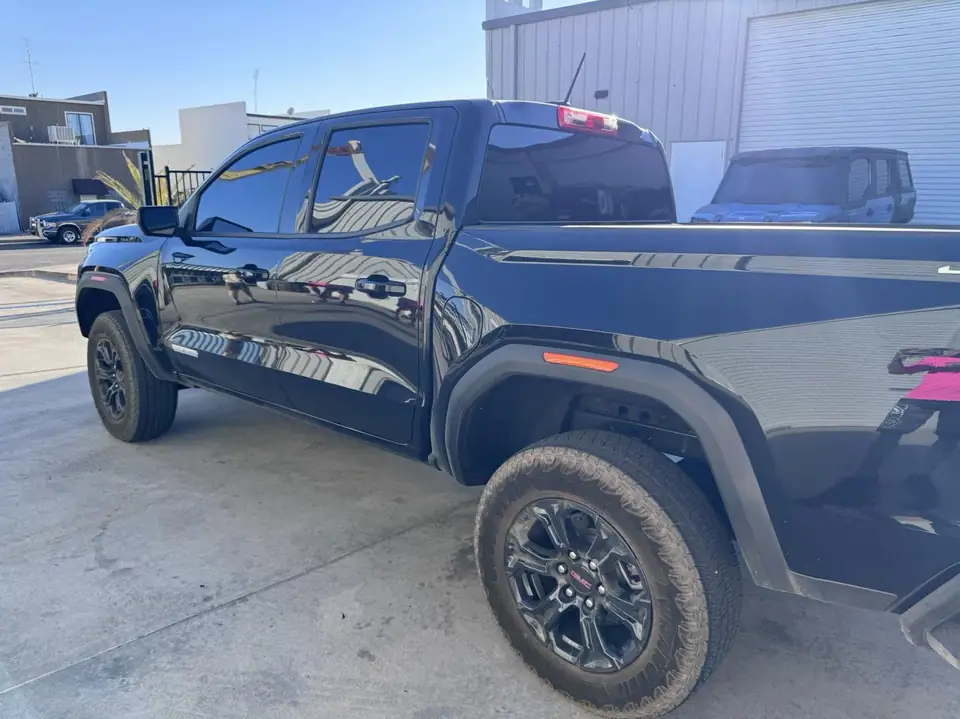 2024 GMC Canyon window tint: Ceramic package, 5% sides and rear, 50% full windshield (view 2)