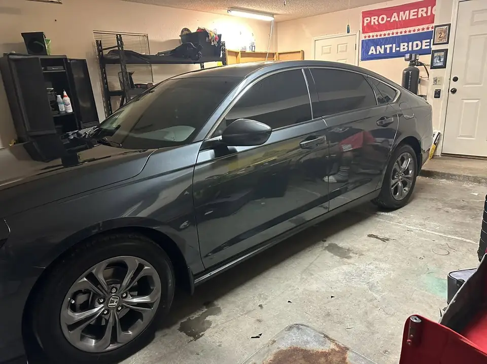 2024 Honda Accord window tint: 3% Nano carbon all doors and rear window, 3% windshield strip (view 2)