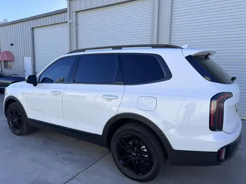 2024 Kia Telluride window tint: 5% C-IR over rear half privacy windows, 15% C-IR front doors, 5% sunstrip