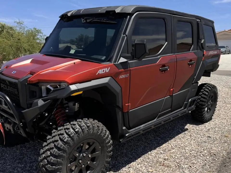 2024 Polaris Xpedition window tint: 15% all sides and rear, 3% sunstrip (view 3)
