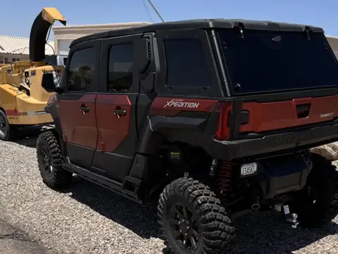 2024 Polaris Xpedition window tint: 15% all sides and rear, 3% sunstrip (view 4)