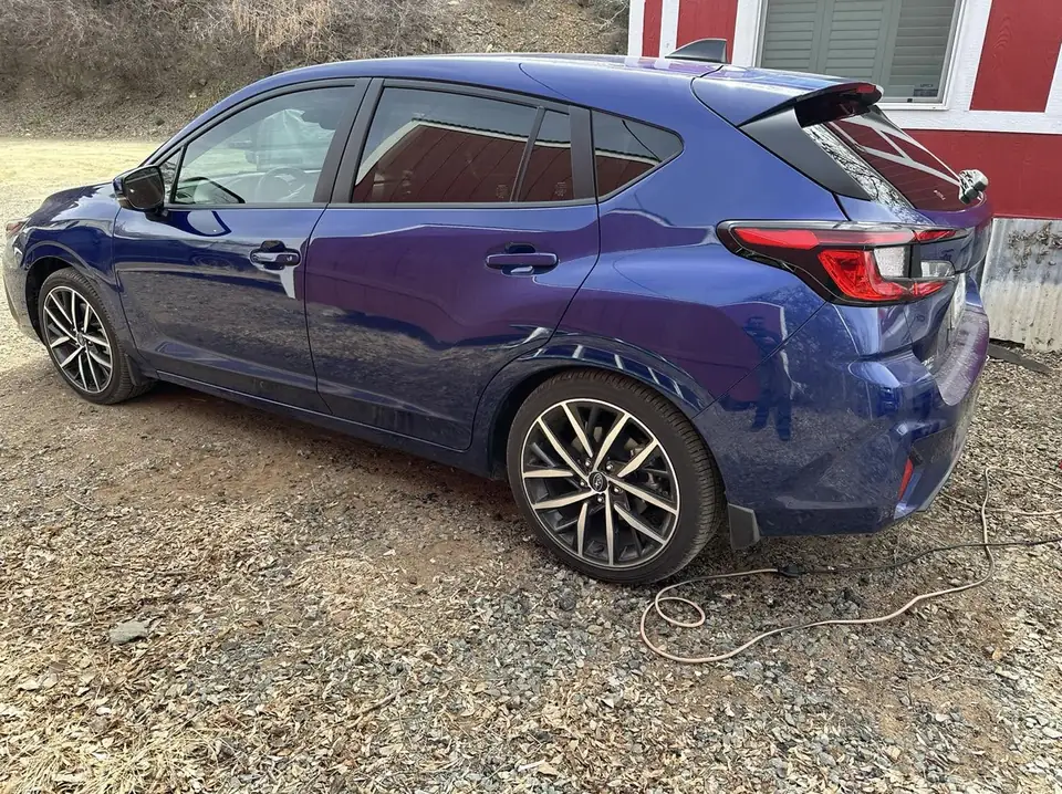 2024 Subaru Impreza window tint: 15% Nano Ceramic rear cargo and rear doors, 40% Nano Ceramic front doors, 15% windshield strip (view 3)