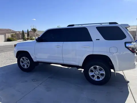 2024 Toyota 4Runner window tint: Removal on front doors, installed new 3% to match with rears metered at 1%