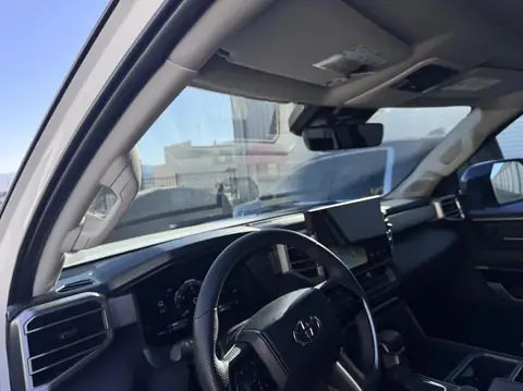 2024 Toyota Tundra windshield tint: 2024 Tundra installed 35% for the full windshield (view 2)