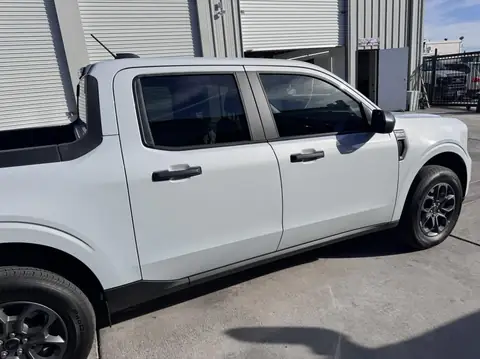 2025 Ford Maverick window tint: Brought in his new 2025 Ford Maverick to get 35% installed on the front doors (view 2)