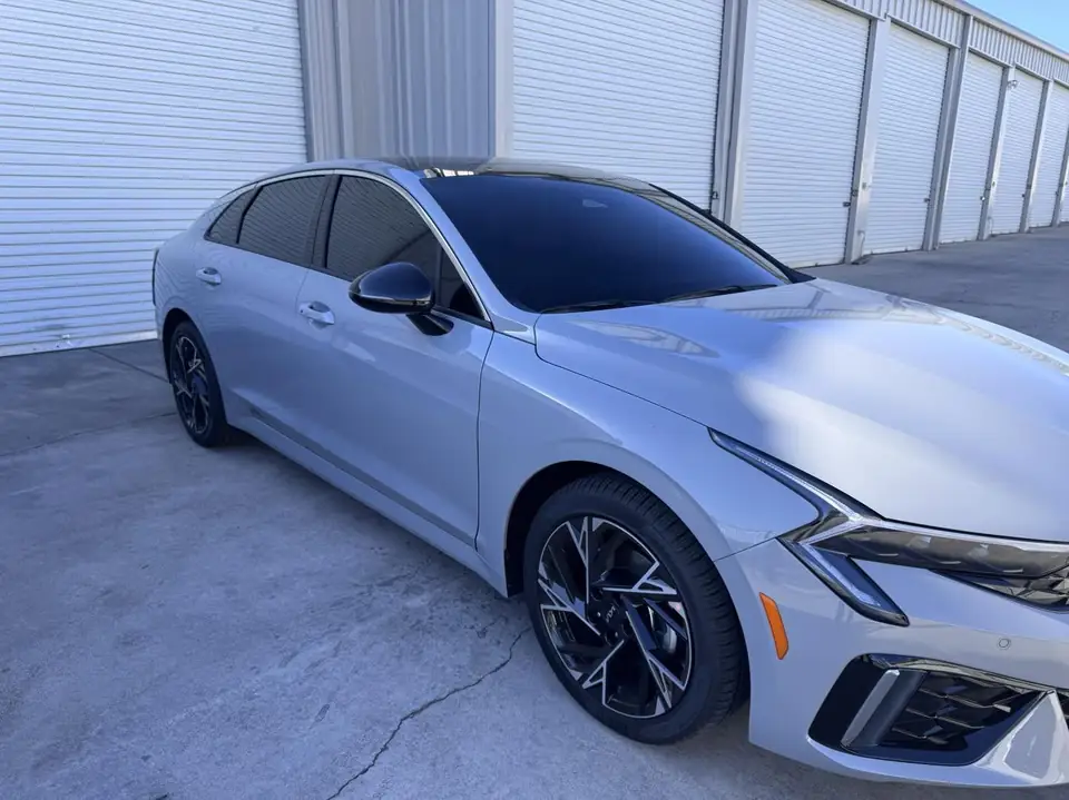 2025 Kia K5 window tint: 5% all sides and rear, 35% full windshield (view 4)