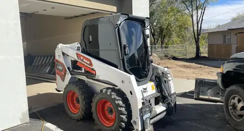Bobcat S450 window tint: 5% sides, 25% front and back windshield (view 2)