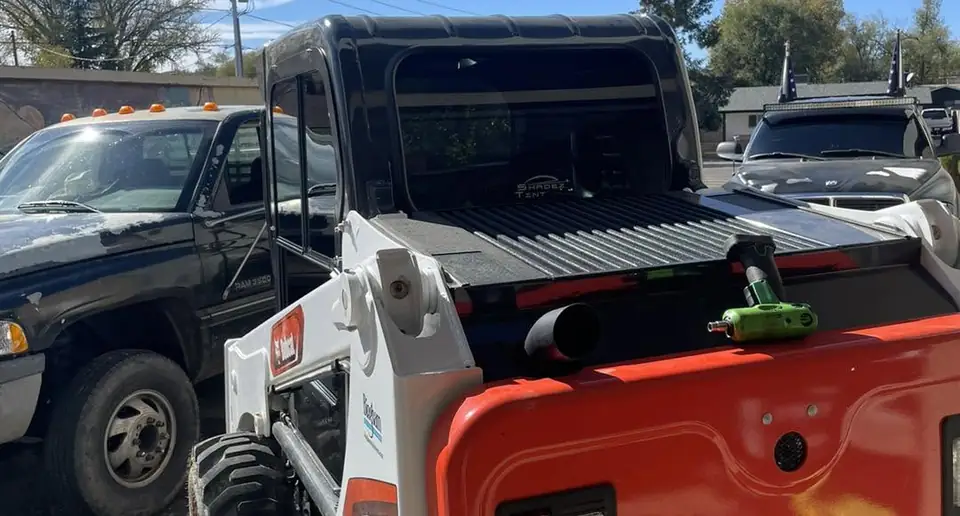 Bobcat S450 window tint: 5% sides, 25% front and back windshield (view 4)
