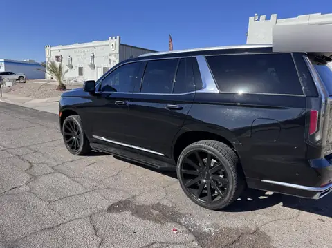Cadillac Escalade window tint: Cadillac Escalade 20% C-IR front doors to match rear windows (view 2)