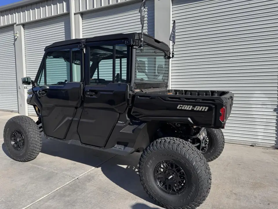 Can-Am Defender Lone Star Edition window tint: 5% C-IR sides and rear, 50% C-IR full windshield