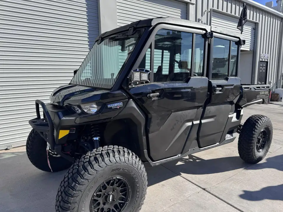 Can-Am Defender Lone Star Edition window tint: 5% C-IR sides and rear, 50% C-IR full windshield (view 2)