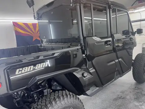 Can-Am Defender Lone Star Edition window tint: 5% C-IR sides and rear, 50% C-IR full windshield (view 4)