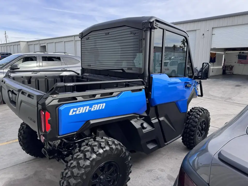 Can-Am Defender window tint: 25% C-IR sides and rear window, 5% sunstrip (view 4)