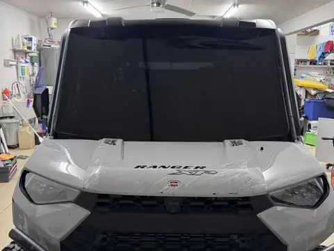 Can-Am windshield tint: 15% Carbon Ceramic full windshield, 3% sun strip (view 2)