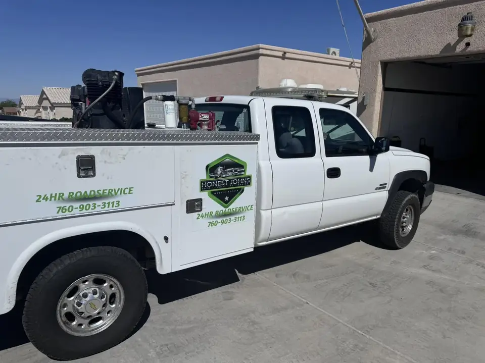 Chevy 3500 window tint: 3% rear 3 windows, 5% front doors (view 3)