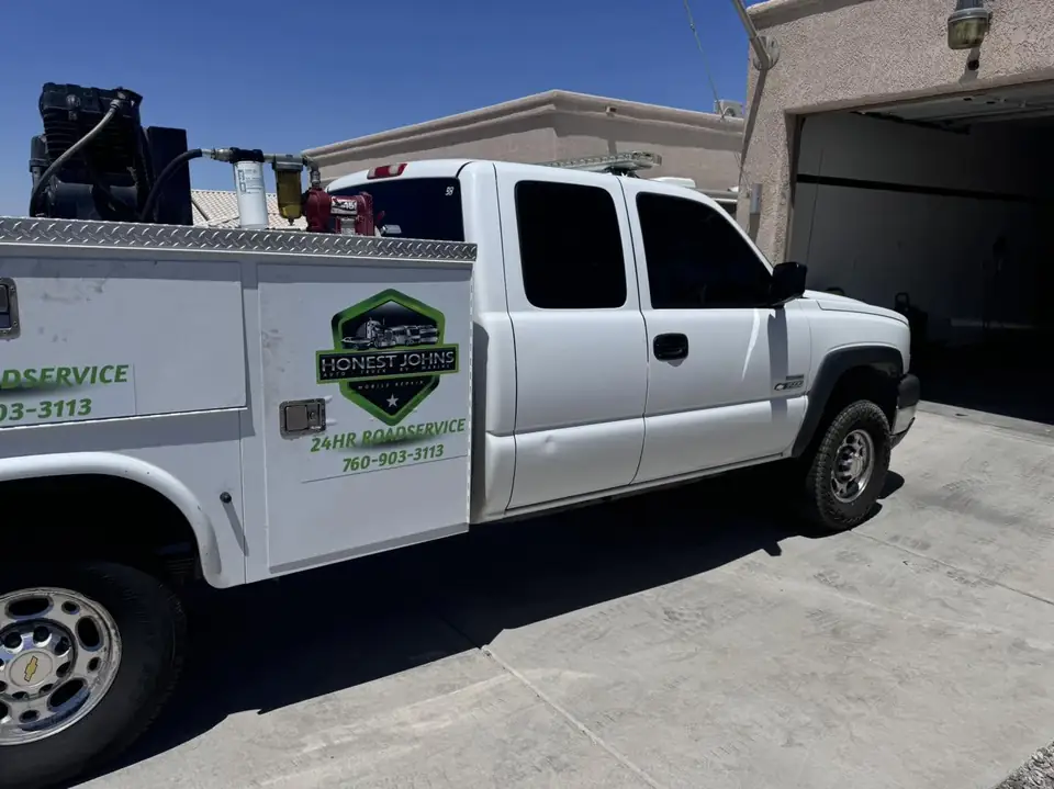 Chevy 3500 window tint: 3% rear 3 windows, 5% front doors (view 4)