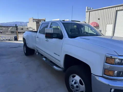 Chevy 3500HD window tint: 15% Ceramic sides and rear window, 50% Ceramic full windshield (view 3)