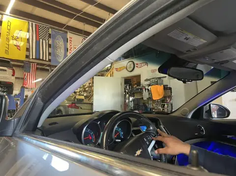 Chevy Cruze LT window tint: 50% full windshield (view 2)