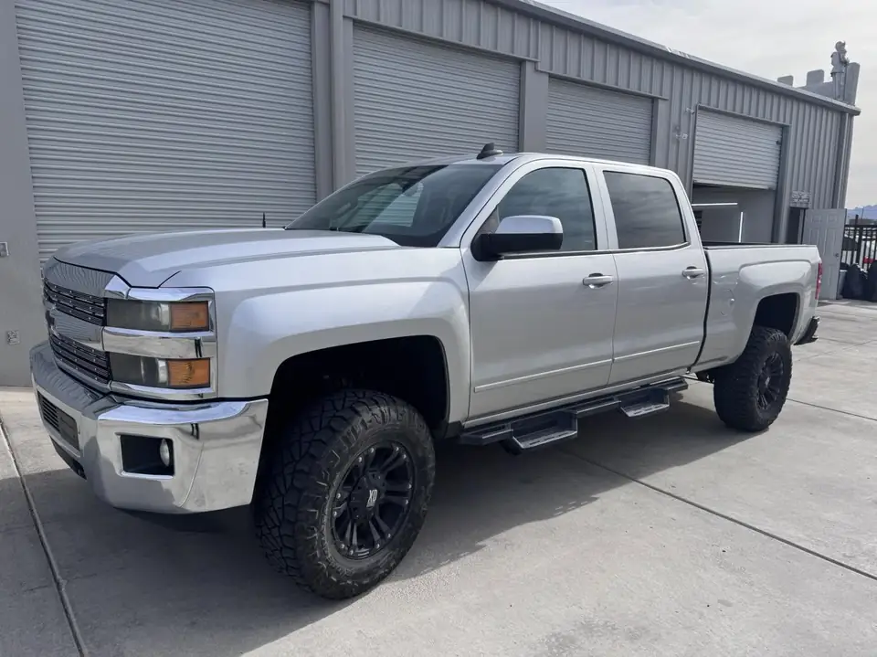 Chevy Silverado window tint: 5% all side and rear windows, 5% sunstrip (view 2)