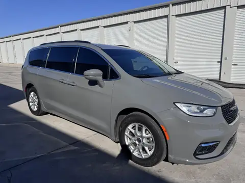 Chrysler Pacifica window tint: 5% rear half over factory privacy glass, 15% front doors, 5% sunstrip (view 2)