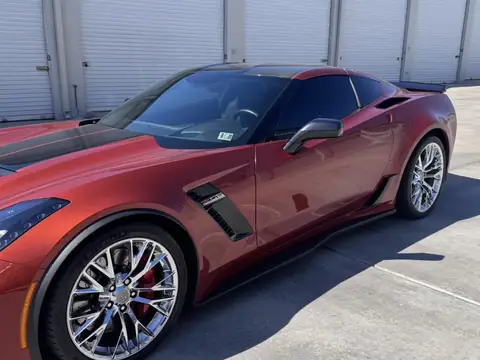 Corvette Z06 window tint: 5% rear hatch, 35% doors and quarter windows (view 4)