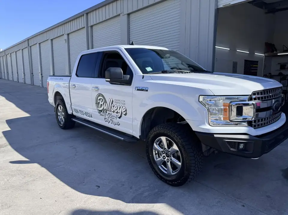 Ford F-150 sun visor strip: F-150 in for a quick visor (view 2)