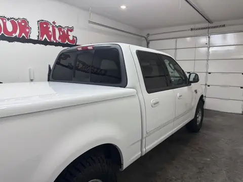 Ford F-150 window tint: 3% Carbon Ceramic sides and rear, 3% Sun Strip (view 3)