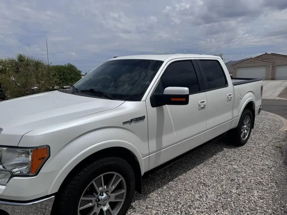 Ford F-150 window tint: 15% Carbon Ceramic sides and rear, 3% Sunstrip (view 2)
