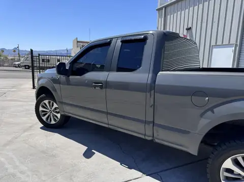 Ford F-150 window tint: F150 35% over factory privacy rear windows, 15% front doors (view 2)