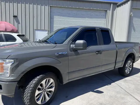 Ford F-150 window tint: F150 35% over factory privacy rear windows, 15% front doors (view 3)