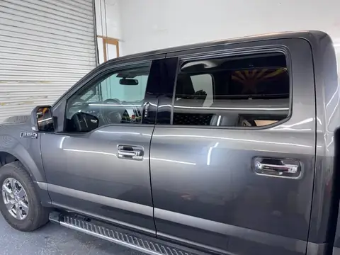 Ford F-150 window tint: 20% front door windows to match the existing rear windows