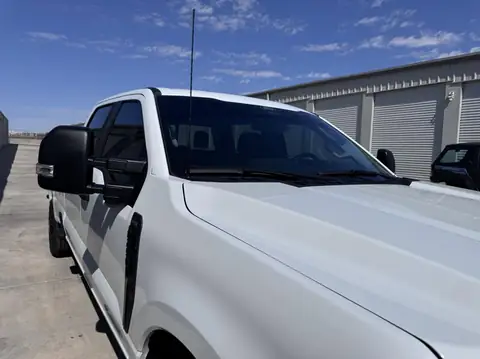 Ford F-250 window tint: 25% front doors to match rear, 5% sunstrip (view 3)