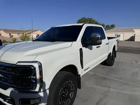 Ford F-350 window tint: 15% all sides and rear, 5% sunstrip (view 4)