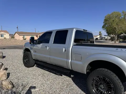 Ford F-350 window tint: 5% Carbon Ceramic sides and rear