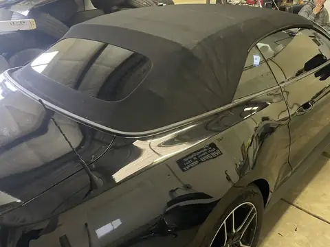Ford Mustang window tint: Standard 5% rear 3 windows, Standard 20% fronts, 5% sunstrip (view 4)