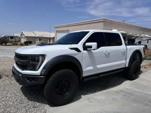 Ford Raptor window tint: 5% over rear 3 privacy windows, 3% front doors (view 2)