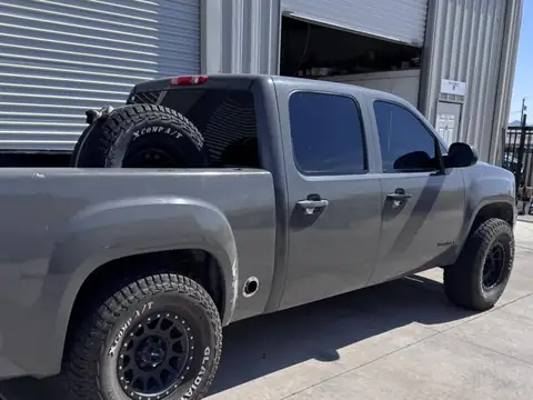 GMC pickup window tint: 5% sides and rear half privacy glass