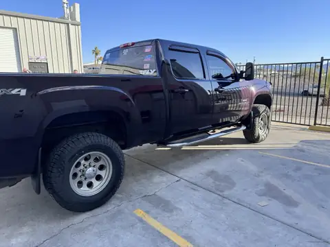 GMC Sierra window tint: Removal on sides, New 5% C-IR sides and rear hatch, 5% sunstrip