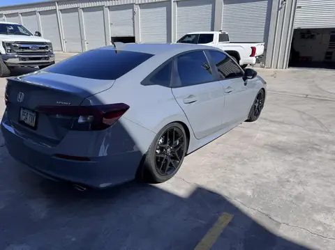 Gray sedan window tint: We removed dealer installed film from all side and rear windows, And installed new 5% for the sides, rear window and sun (view 5)