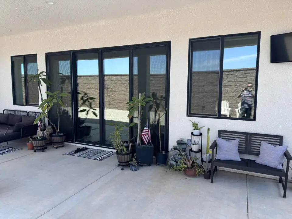 Home windows in 35% dual reflective film: Keeping our customers cool in this desert heat installed our 35% dual reflective on the rear eight windows (view 2)