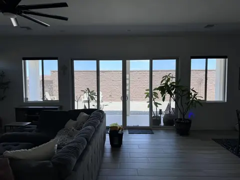 Home windows in 35% dual reflective film: Keeping our customers cool in this desert heat installed our 35% dual reflective on the rear eight windows (view 3)